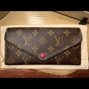 Louis Vuitton Josephine Wallet Monogram Fuschia